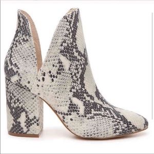 Steve Madden Snake Skin Booties